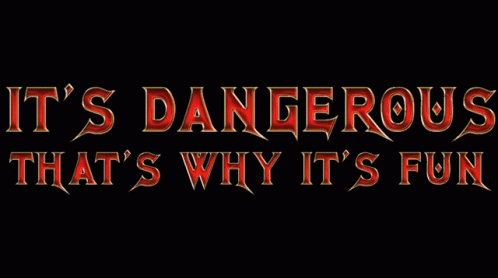 Dangerous Quotes Lithning Red GIF - Dangerous Quotes Lithning Red Banner GIFs