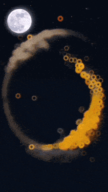 the word moonlight is on a black background