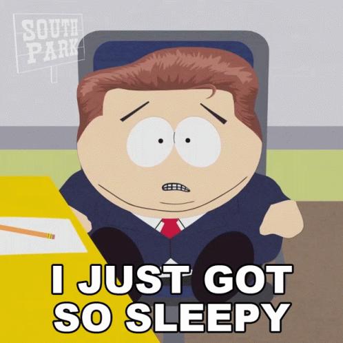 I Just Got So Sleepy Eric Cartman GIF - I Just Got So Sleepy Eric Cartman South Park GIFs