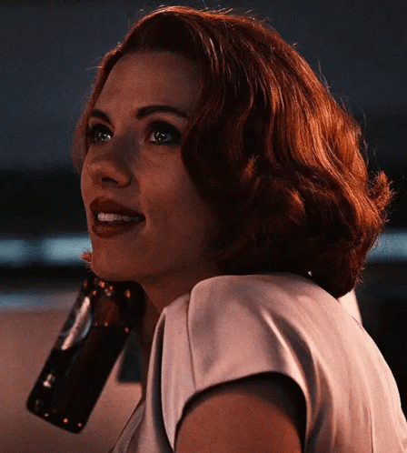 Black Widow Smile GIF - Black Widow Smile What Can I Say GIFs