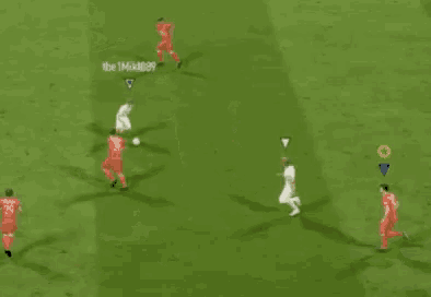 a group of soccer players on a field with the words goon says no on top