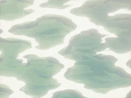 a drawing of a person standing in the water with their skirt down