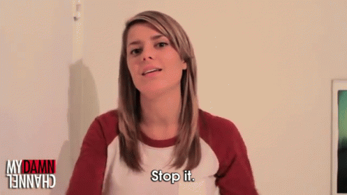 Stop. GIF - Daily Grace Grace Helbig Stop GIFs
