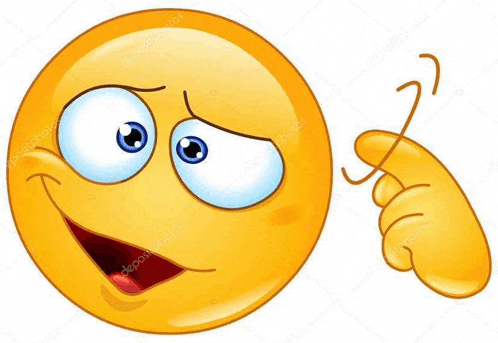 a cartoon smiley face is holding a pair of scissors in its hand .