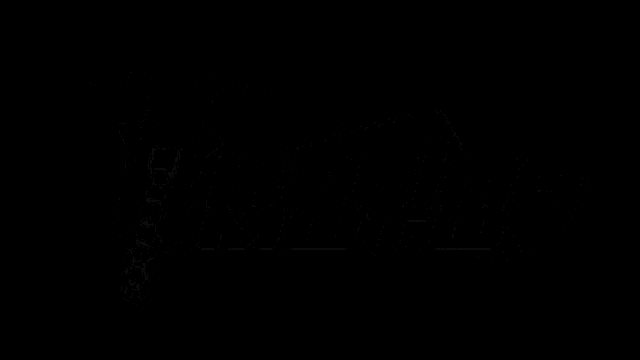 a drawing of a triangle with a gear in the middle