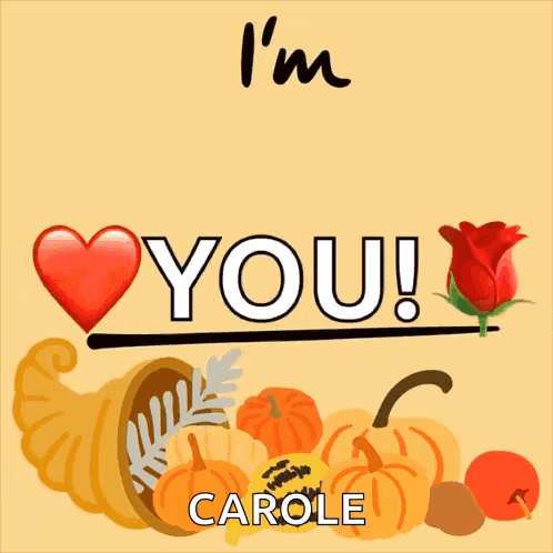 a card that says i 'm thankful for you
