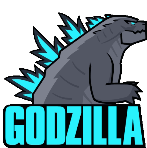 Sticker Godzilla