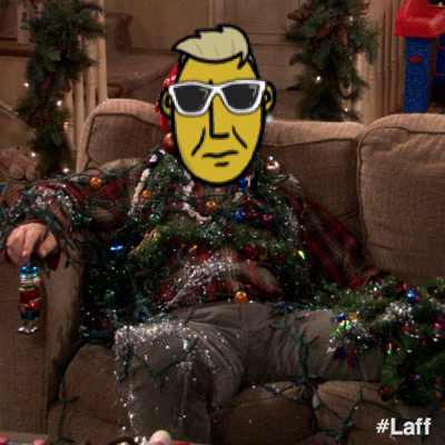 a cartoon of a man wearing sunglasses is sitting on a couch