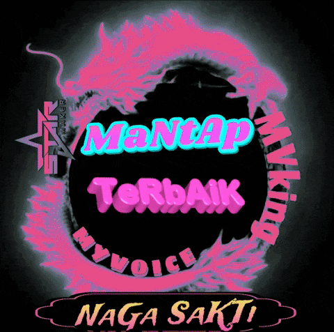 a logo that says mantap terbaik myvoice naga sakti
