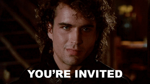 You'Re Invited Michael Emerson GIF - You'Re Invited Michael Emerson The Lost Boys GIFs