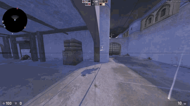 a screenshot of a video game shows a score of 2 to 1
