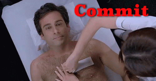 Commit GIF - Commit Steve Carrell Waxing GIFs