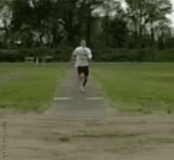 Longjump Trackandfield GIF - Longjump Trackandfield Jumping Into Conclusions GIFs