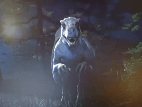 a painting of a horse standing in the grass at night