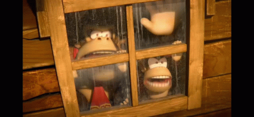Donkey Kong Surprised GIF - Donkey Kong Surprised GIFs