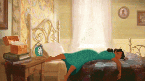 Me In The Morning GIF - Princess And The Frog Good Morning Alarm Clock GIFs