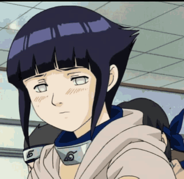 a close up of a cartoon character with the number 6 on her collar