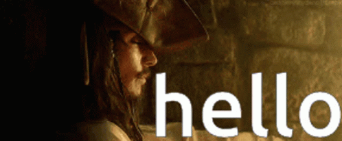 Hello Jack Sparrow GIF - Hello Jack Sparrow Johnny Depp GIFs