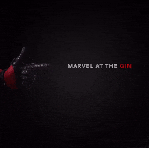 a bottle of aviation gin with a deadpool label