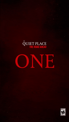 a quiet place the road ahead movie poster with the word left on it