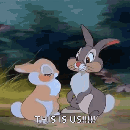 Bunny Love GIF - Bunny Love Kiss GIFs