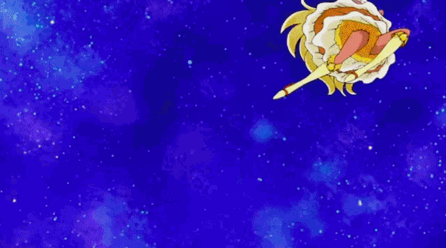 a cartoon character with a star on her forehead