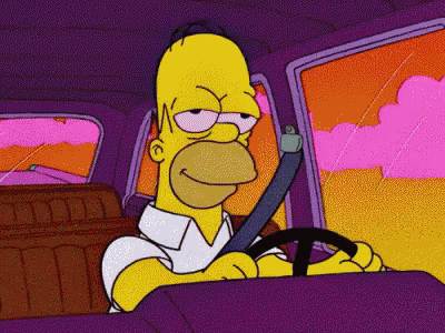 The Simpsons Homer Simpson GIF - The Simpsons Homer Simpson Car GIFs