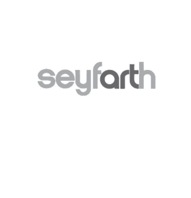 a logo for seyfarth die kunst sich einzurichten