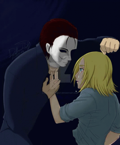 Me As Laurie And My Micheal Myers GIF - Me As Laurie And My Micheal Myers GIFs