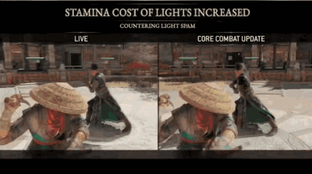 a screenshot of a video game showing a stamina cost of lights increased