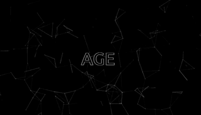 a black background with the word age written on it