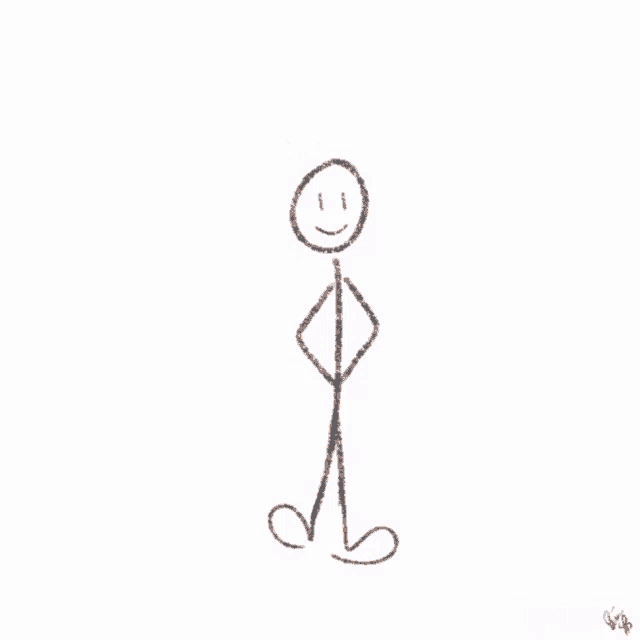 a drawing of a stick figure with a heart and the words i love u above it