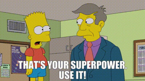The Simpsons Bart Simpson GIF - The Simpsons Bart Simpson Thats Your Superpower GIFs