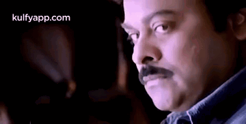 Chiranjeevi Angry Look In Stalin.Gif GIF - Chiranjeevi Angry Look In Stalin Chiranjeevi Stalin GIFs