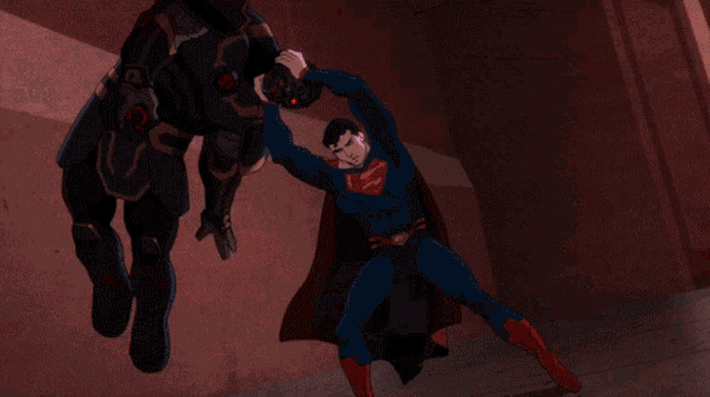 Superman Fight GIF - Superman Fight Smash GIFs