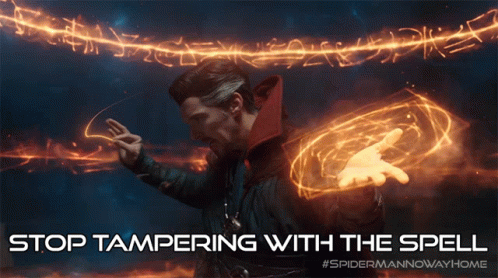 Stop Tempering With The Spell Doctor Strange GIF - Stop Tempering With The Spell Doctor Strange Benedict Cumberbatch GIFs
