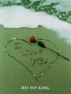 I Love You Beach GIF - I Love You Beach Flower GIFs