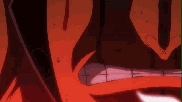 a close up of a person 's mouth with the letter u visible