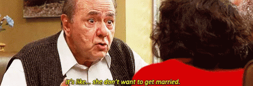 She Doesn'T Want To Get Married GIF - Cold Feet Doesnt Want Married GIFs