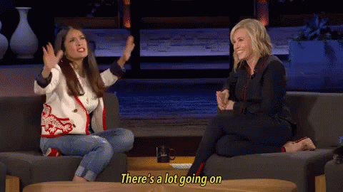 Hectic Life GIF - Chelsea Handler Theres A Lot Going On A Lot Going On GIFs