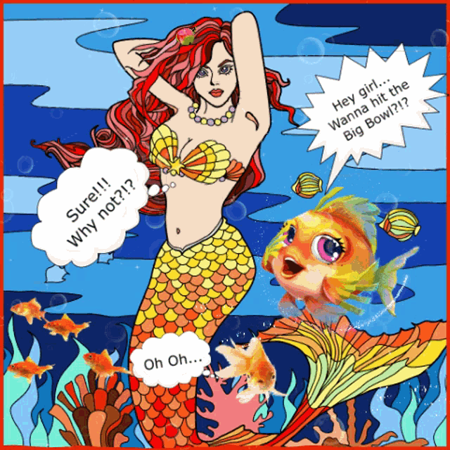 Fish Goldfish GIF - Fish Goldfish Mermaid GIFs