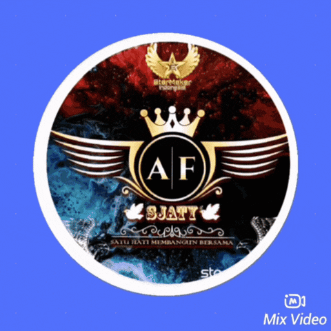 a logo with a crown and wings that says af sjaty