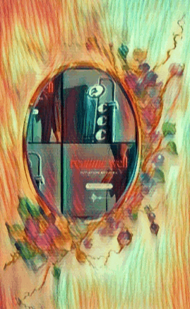 a colorful painting with the word revolution on the bottom right