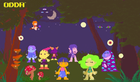 Witches Dancing Party GIF - Witches Dancing Party Forest Party GIFs