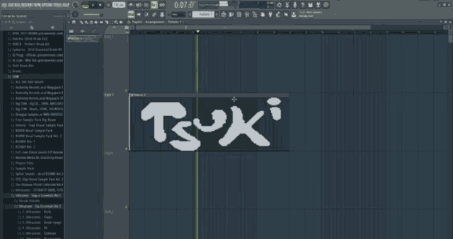 a computer screen with the word tsx in white