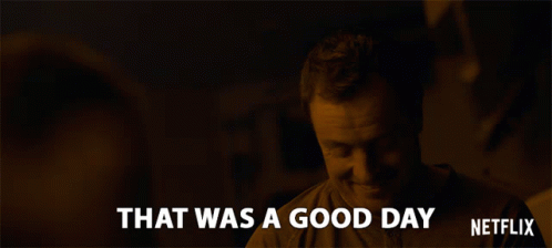 That Was A Good Day Toby Stephens GIF - That Was A Good Day Toby Stephens John Robinson GIFs