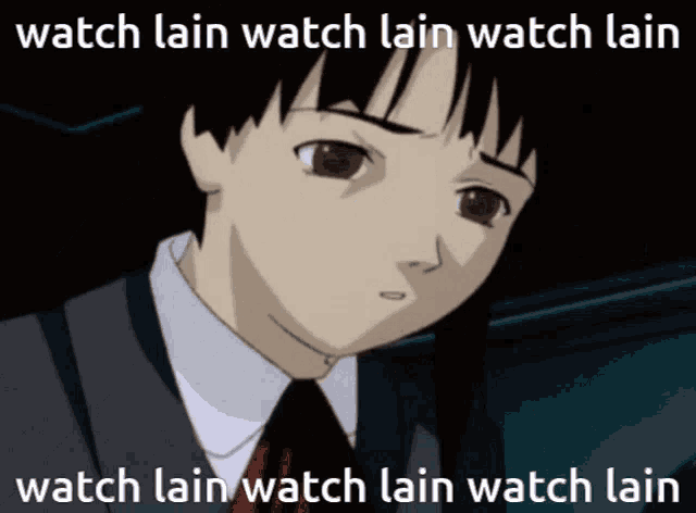 Lain Watch Lain GIF - Lain Watch Lain Serial Experiments Lain GIFs
