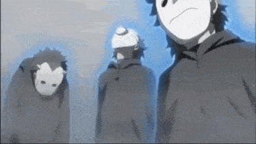 a group of people wearing masks are standing next to each other in a line .