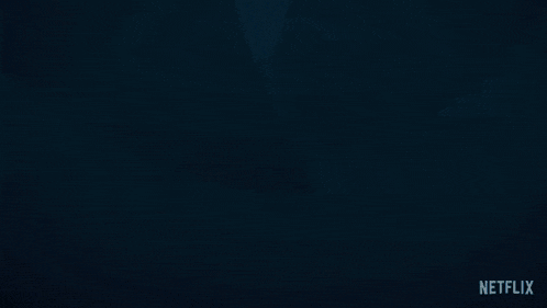 a netflix advertisement with a monster in the background