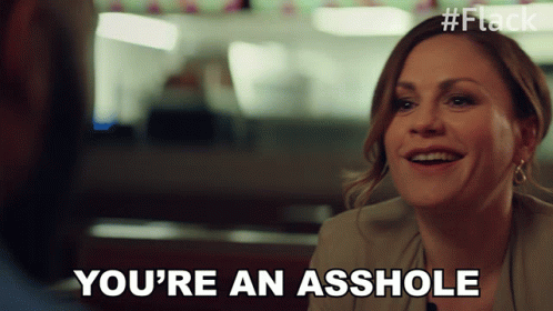 Youre An Asshole Robyn GIF - Youre An Asshole Robyn Anna Paquin GIFs